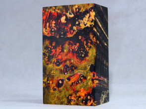 Stabilized Maple Burl Wood Mod Block